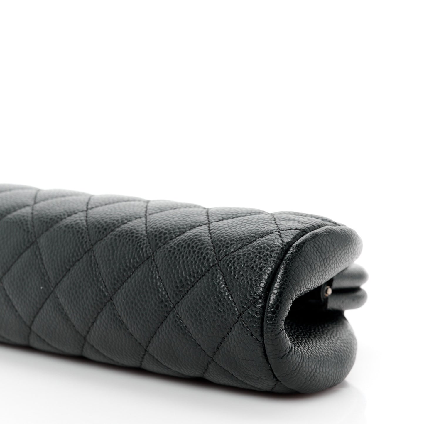 Caviar Quilted Timeless Clutch Black
