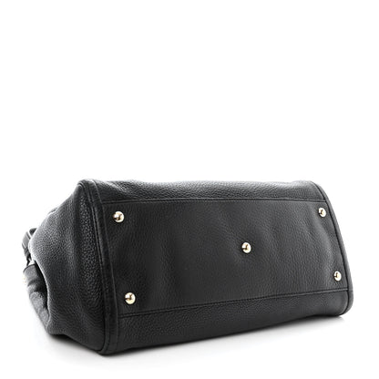 Gucci Pebbled Calfskin Medium Soho Shoulder Bag Black 4 of 11