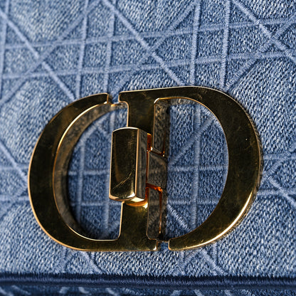 Christian Dior Denim Cannage Small Caro Bag Blue 11 of 12