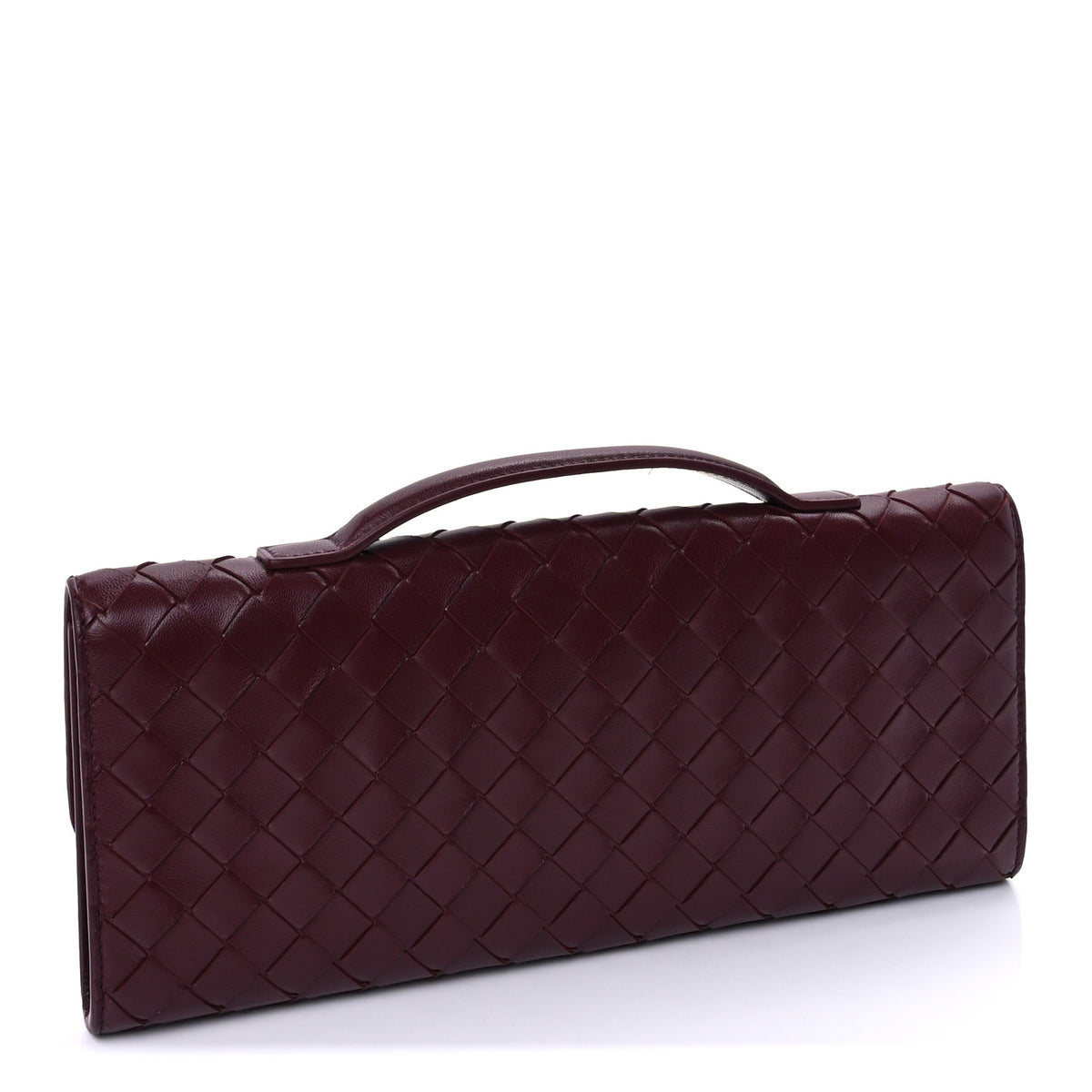 Nappa Intrecciato Long Andiamo Top Handle Clutch Barolo