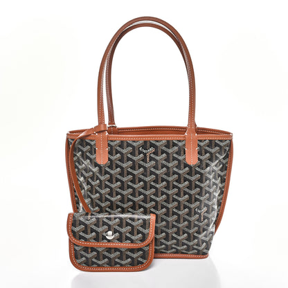 Goyard Goyardine Reversible Mini Anjou Black Gold 10 of 16