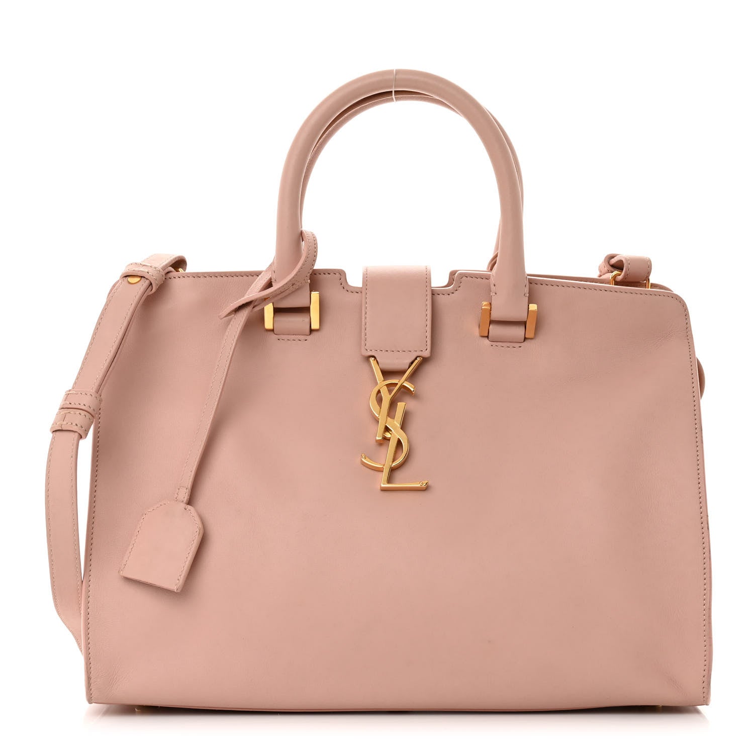 Saint Laurent Calfskin Monogram Small Cabas Pale Blush 1 of 17