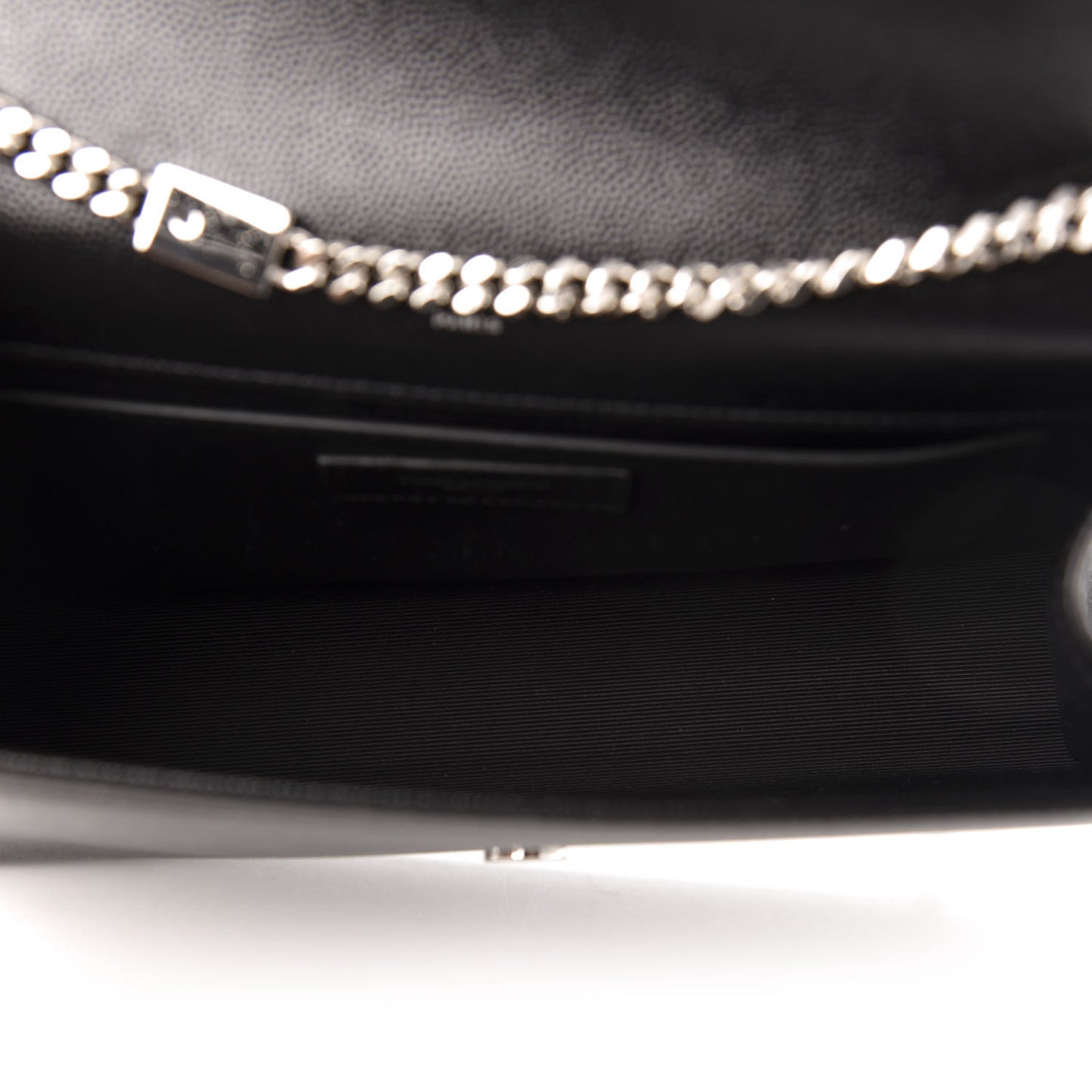 Grain De Poudre Medium Classic Monogram Kate Satchel Black