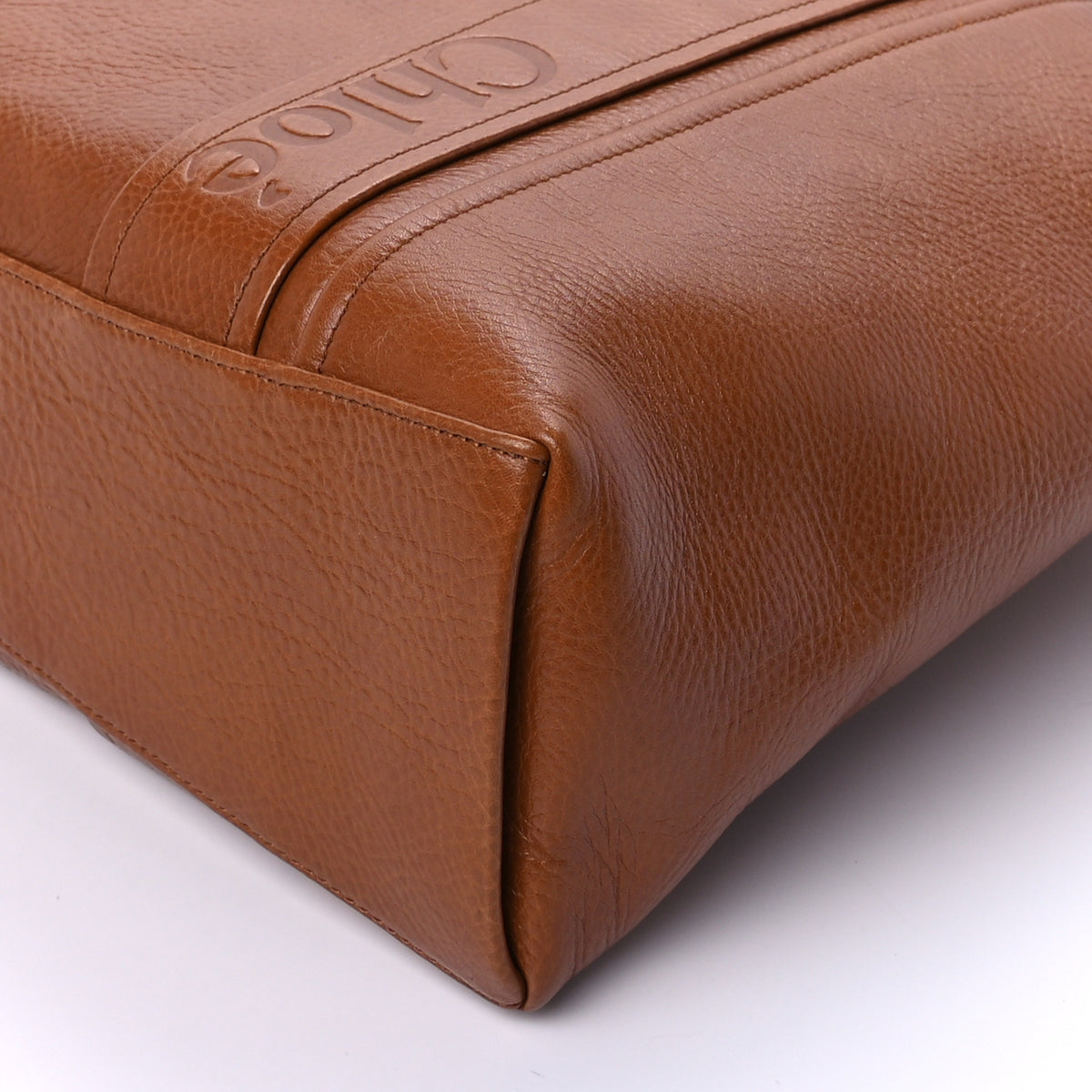 Chloe Calfskin Medium Woody Tote Clay Brown 16 of 16