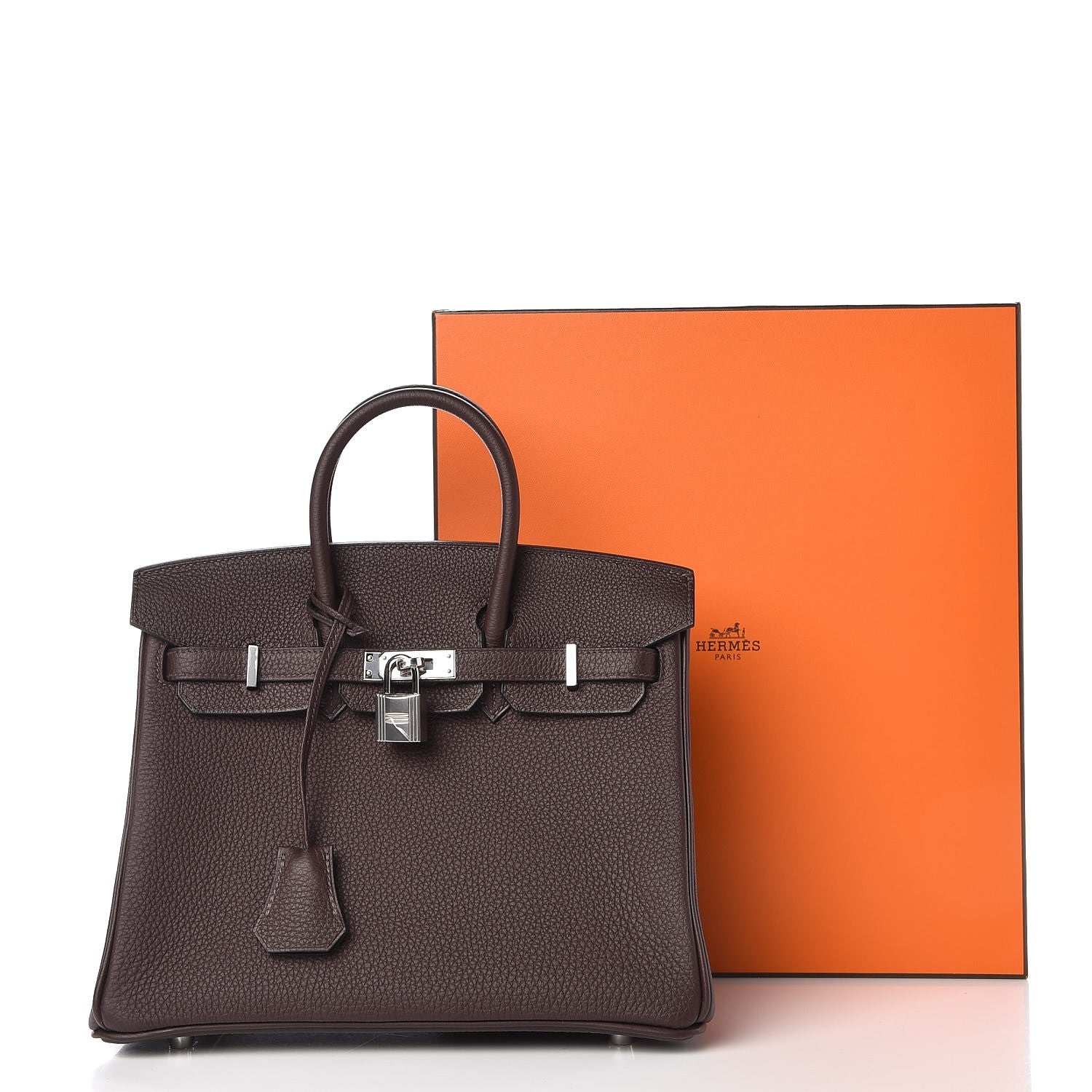 Hermes Togo Birkin 25 Chocolate 34 of 34