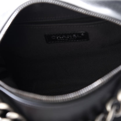 Chanel Calfskin Chain 20s Signature Hobo Black 4 of 9