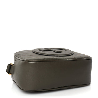 Gucci Sakai Be Green Calfskin Diagonal Stitched Small Blondie Shoulder Bag Craclet Brown 3 of 8