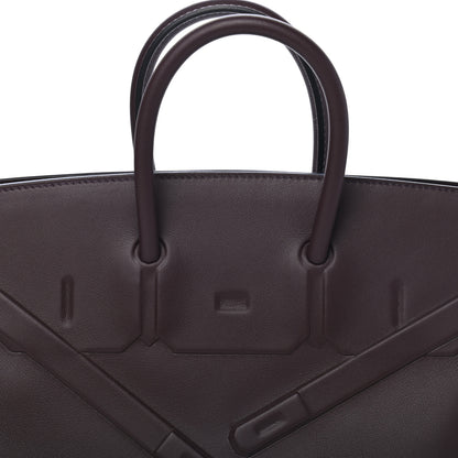 Hermes Swift Birkin Shadow 25 Rouge Sellier 11 of 11