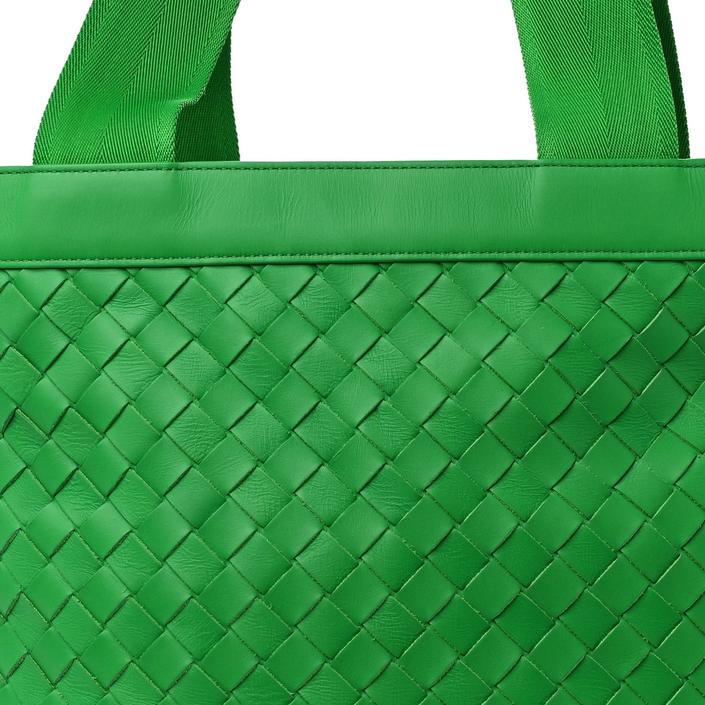 Nappa Intrecciato Hydrology Tote Parakeet