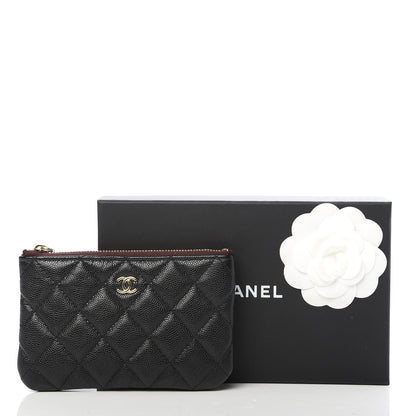 Chanel Caviar Quilted Small Cosmetic Case Black 8 of 8