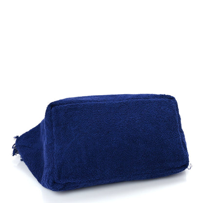 Chanel Terry Cotton CC Beach Tote Towel Set Blue 4 of 9