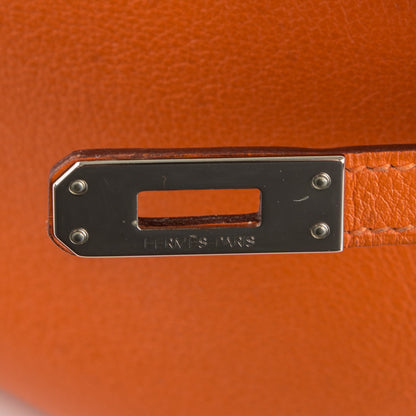 Hermes Swift Kelly Pochette Clutch Orange 6 of 20