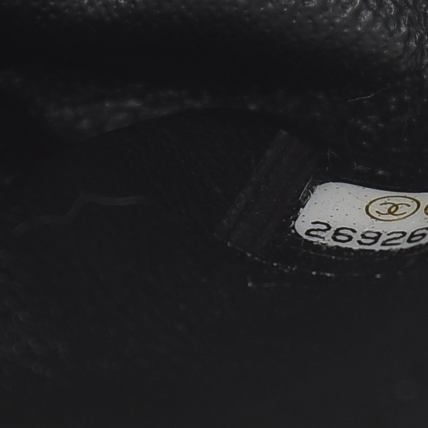 Caviar Elaphe Quilted Small Coco Handle Flap Black