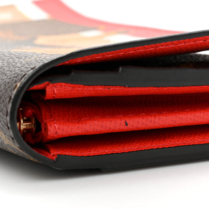 Louis Vuitton Monogram 2018 Christmas Animation Sarah Wallet 12 of 13