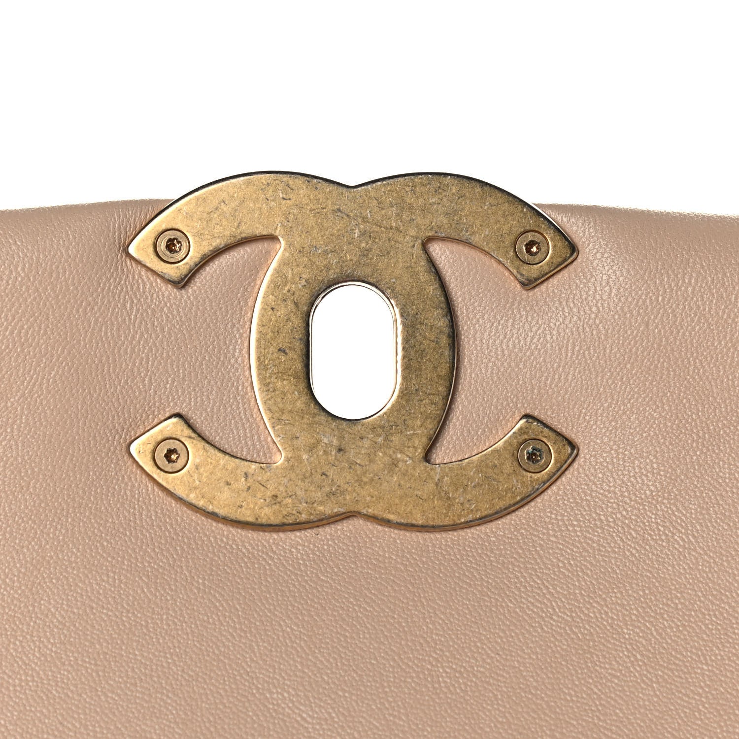 Chanel Lambskin Quilted Medium Chanel 19 Flap Beige 12 of 14