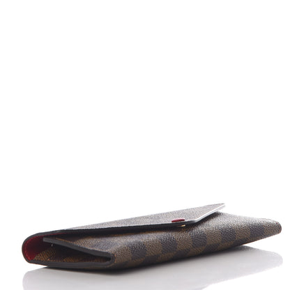 Louis Vuitton Damier Ebene Josephine Wallet Red 3 of 8