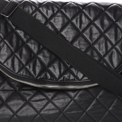 Chanel Nylon Quilted Coco Cocoon Messenger Black 12 of 12