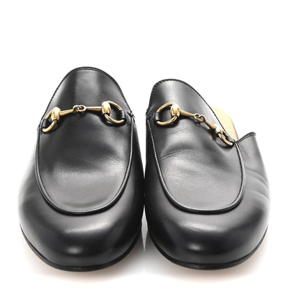 Gucci Calfskin Womens Princetown Slippers 37 Black 3 of 7