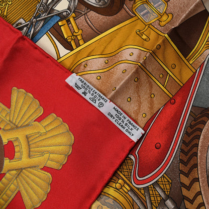 Hermes Silk Automobile Scarf 90 3 of 5