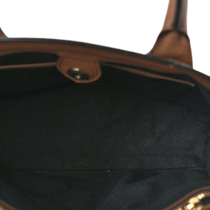 Burberry Grainy Calfskin House Check Medium Banner Tote 4 of 8
