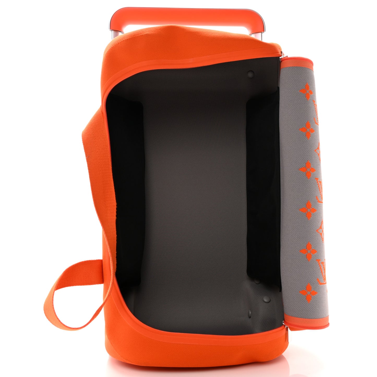 Knit Monogram Horizon Soft Duffle 55 Orange