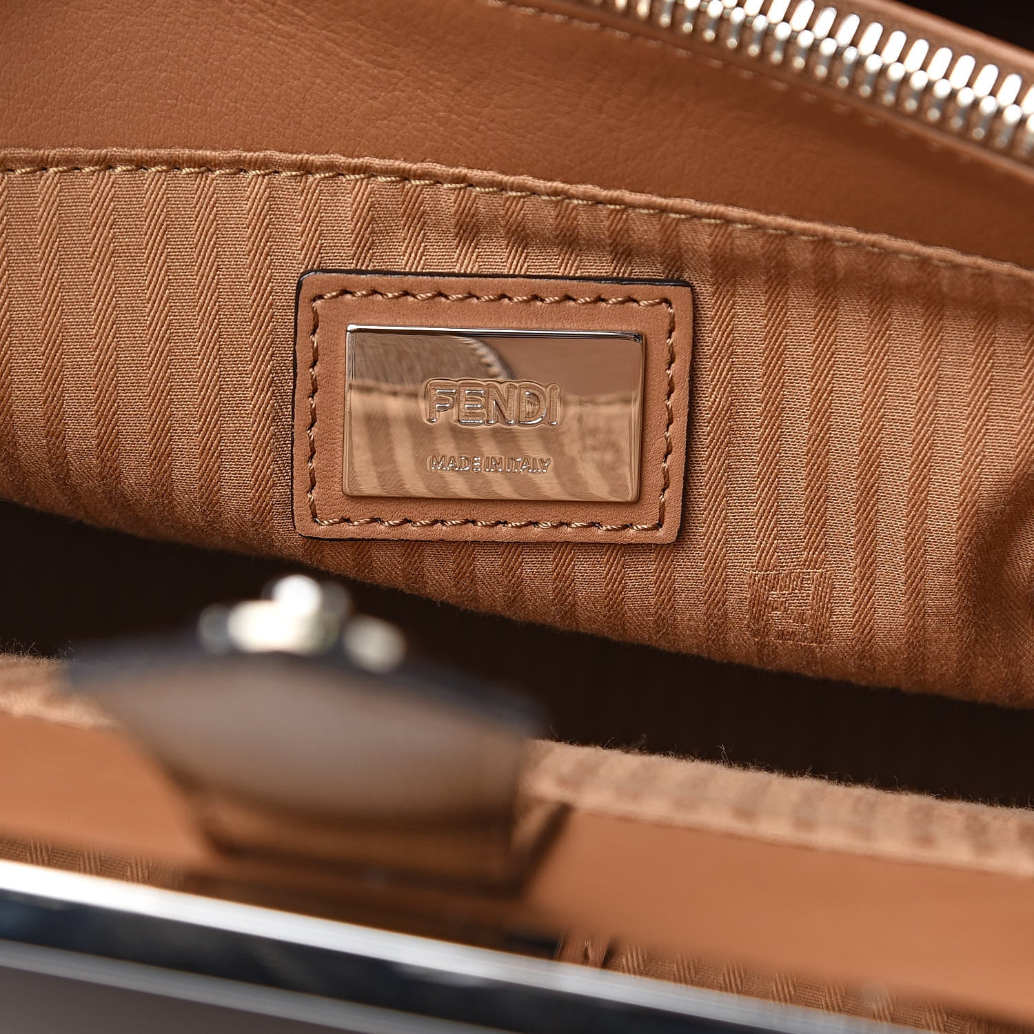 Fendi Vitello Elite Regular 2Jours Tote Orzo 6 of 11