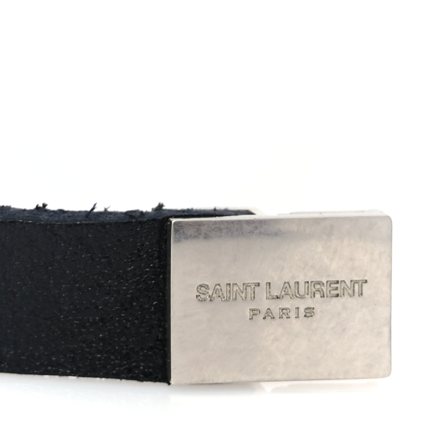 Saint Laurent Calfskin Opyum Double Wrap Bracele Black 4 of 4