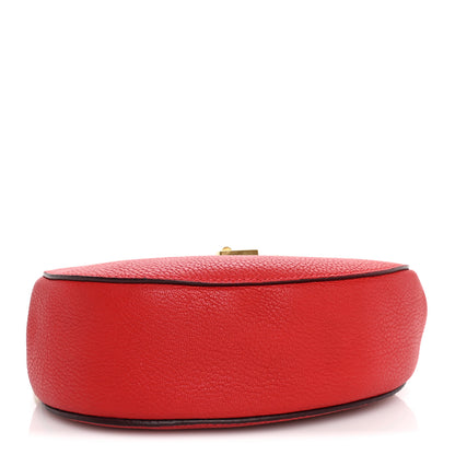 Chloe Grained Lambskin Medium Drew Shoulder Bag Plaid Red 3 of 8
