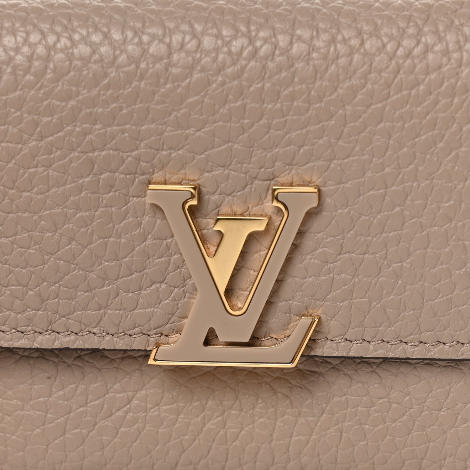 Louis Vuitton Taurillon Capucines XS Wallet Galet 7 of 8