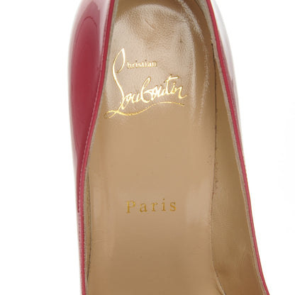 Christian Louboutin Patent Pigalle Follies 100 Pumps 36.5 Bonbon 6 of 7