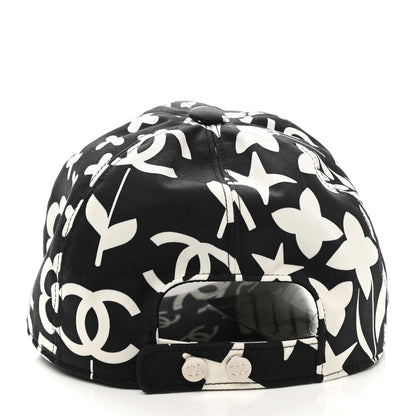 Chanel Cotton Cap Hat Black White 5 of 8