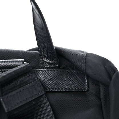 Prada Tessuto Nylon Vela Small Double Buckle Backpack Black 12 of 12
