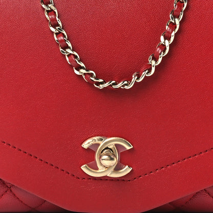 Chanel Calfskin Quilted Flap Red 9 of 11