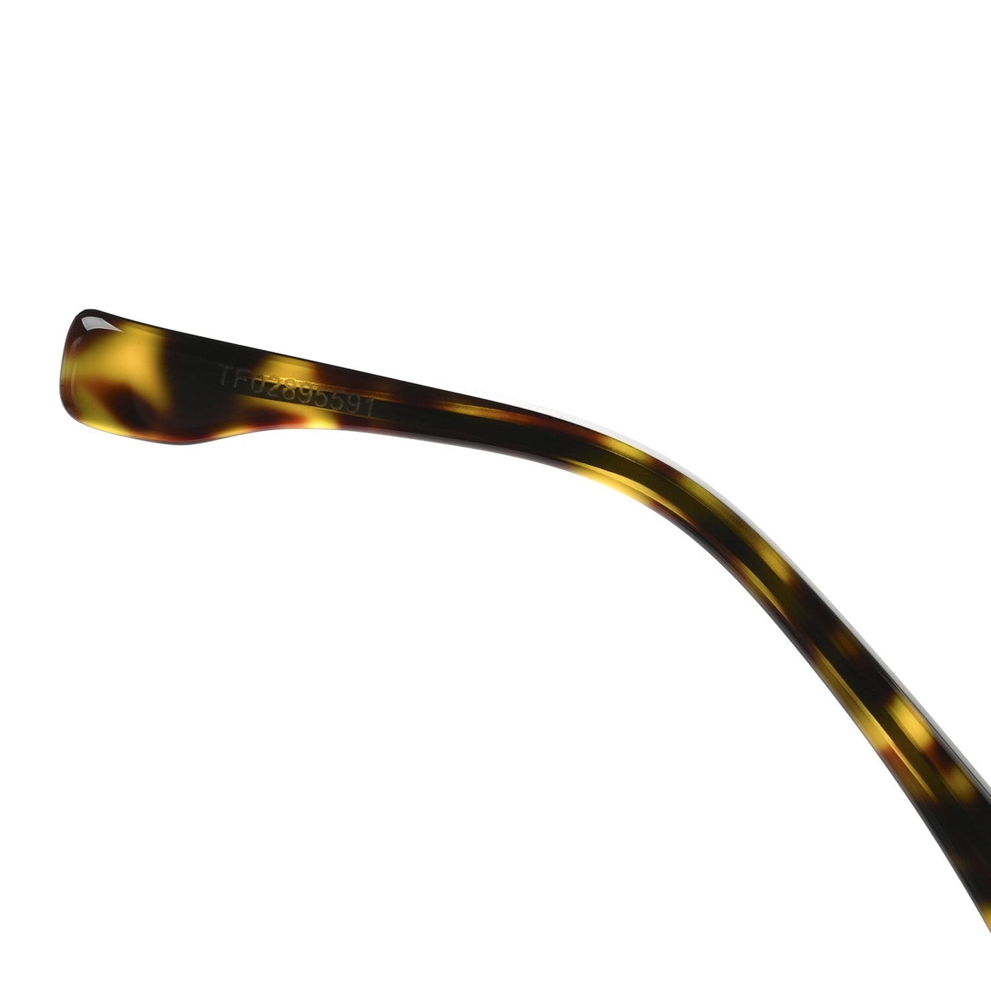 Acetate Aviator Diagonal Sunglasses FE40003U Havana
