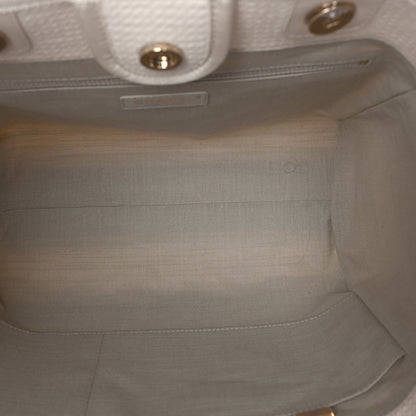 Chanel Mixed Fibers Small Deauville Tote  White 4 of 7