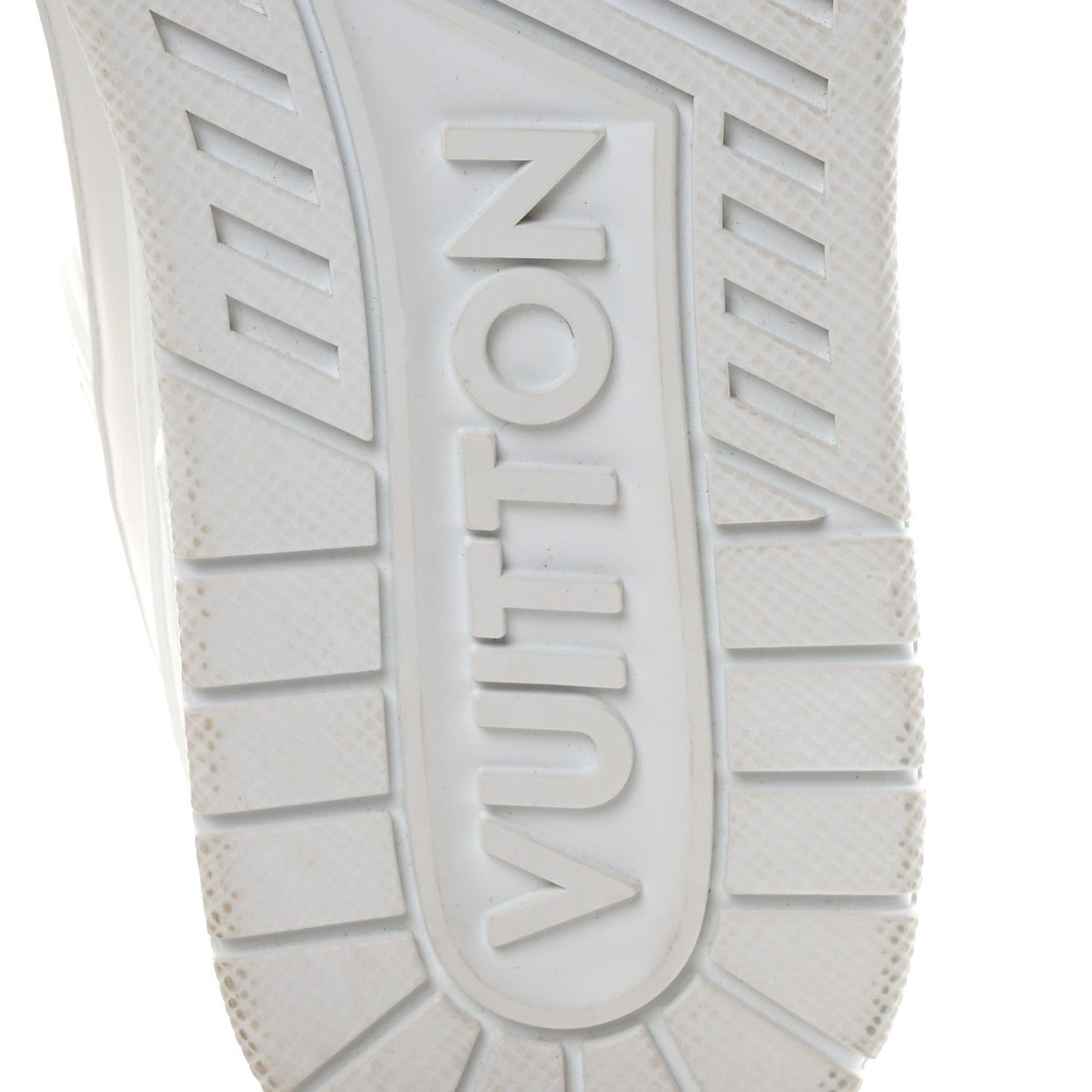 Calfskin Womens LV Trainer Sneakers White