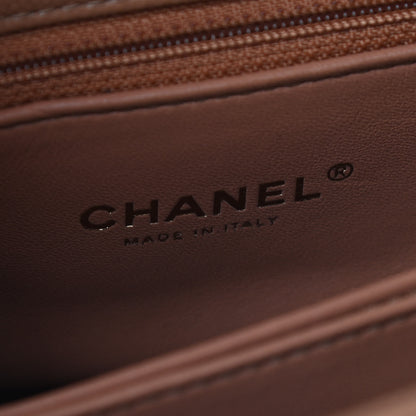 Chanel Caviar Lizard Embossed Quilted Mini Coco Handle Flap Brown 6 of 9