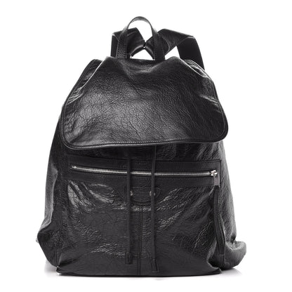 Balenciaga Agneau Classic Hardware S Traveler Backpack Black 1 of 7