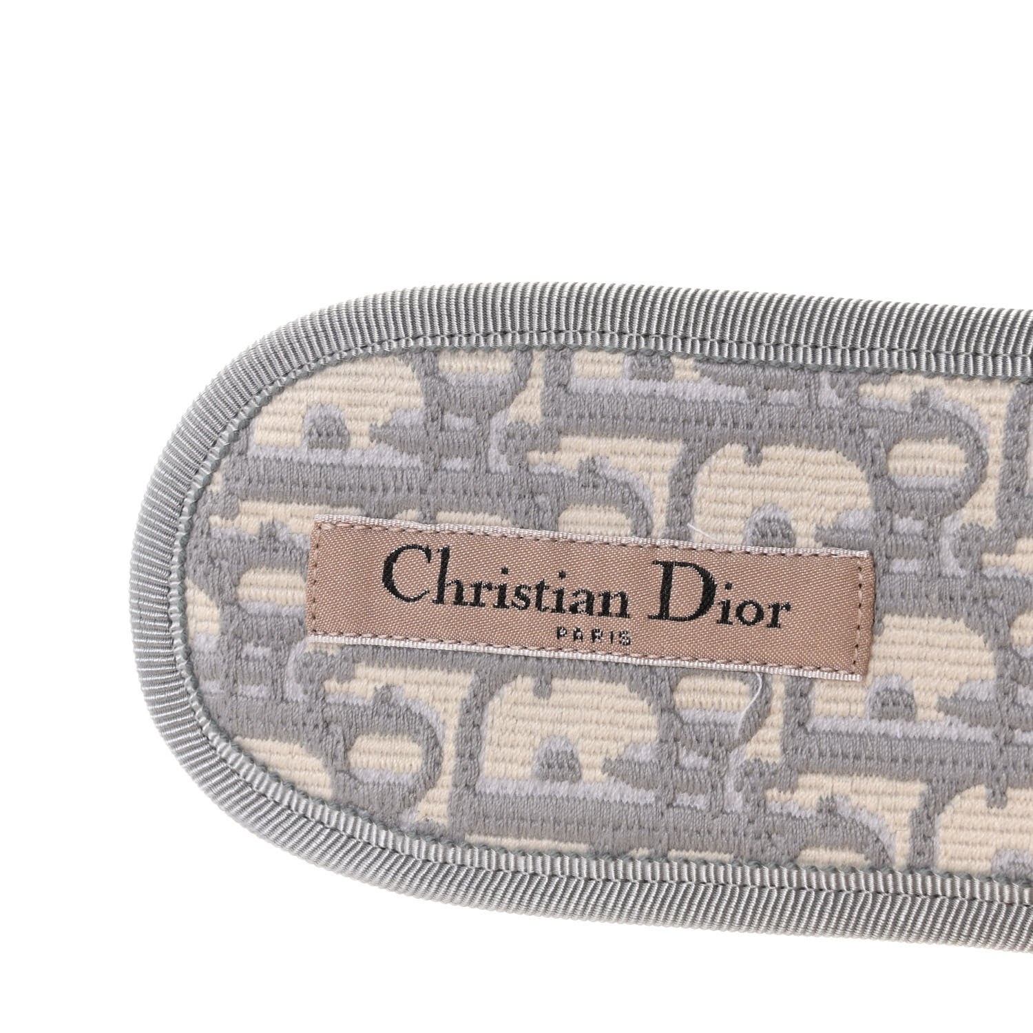 Christian Dior Velvet Oblique Chez Moi Sandal 41 Grey Stone 8 of 12