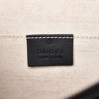 Gucci Moon Calfskin Web Large Dionysus Bamboo Top Handle Bag Black 9 of 15