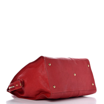 Saint Laurent Sheepskin Large Cabas ChYc Red 4 of 10