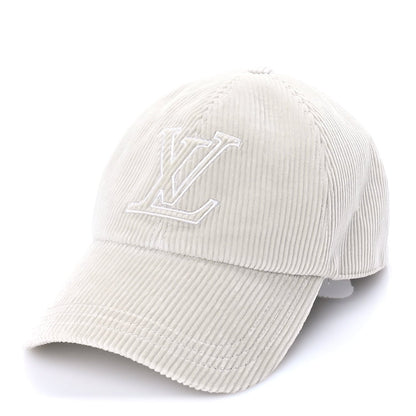Louis Vuitton Corduroy LV Signature Cap M  Beige 1 of 6