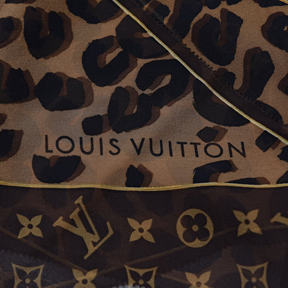 Louis Vuitton Silk Crepe Leopard Monogram Scarf 5 of 5