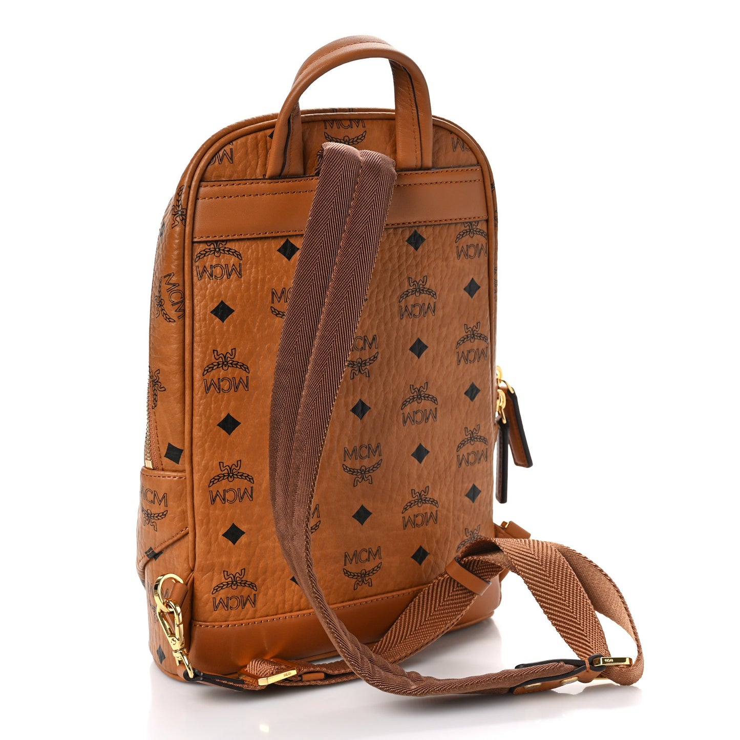 Visetos Klassik Small Sling Bag Cognac