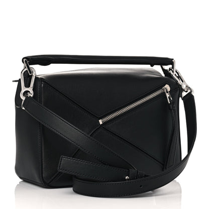 Loewe Calfskin Small Puzzle Bag Black 3 of 12