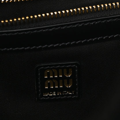 Miu Miu Nappa Large Ivy Tote Bag Black 5 of 8
