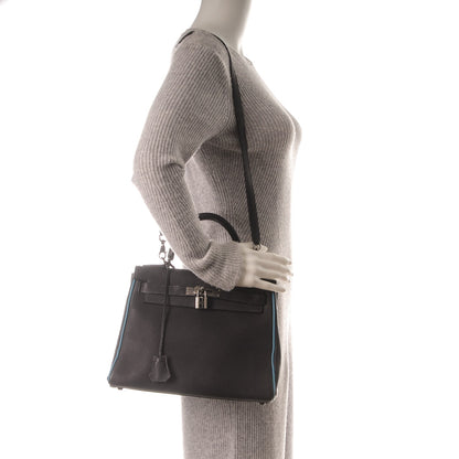 Hermes Togo Kelly Retourne 28 Indigo Blue Jean 2 of 25