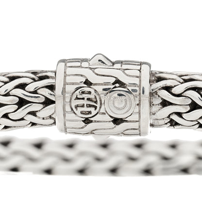 John Hardy Sterling Silver Diamond 7.5mm Classic Chain Bracelet 3 of 3