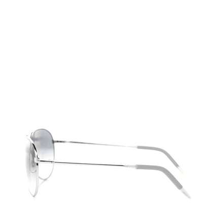 Oliver Peoples Benedict Aviator Sunglasses Silver 3 of 7