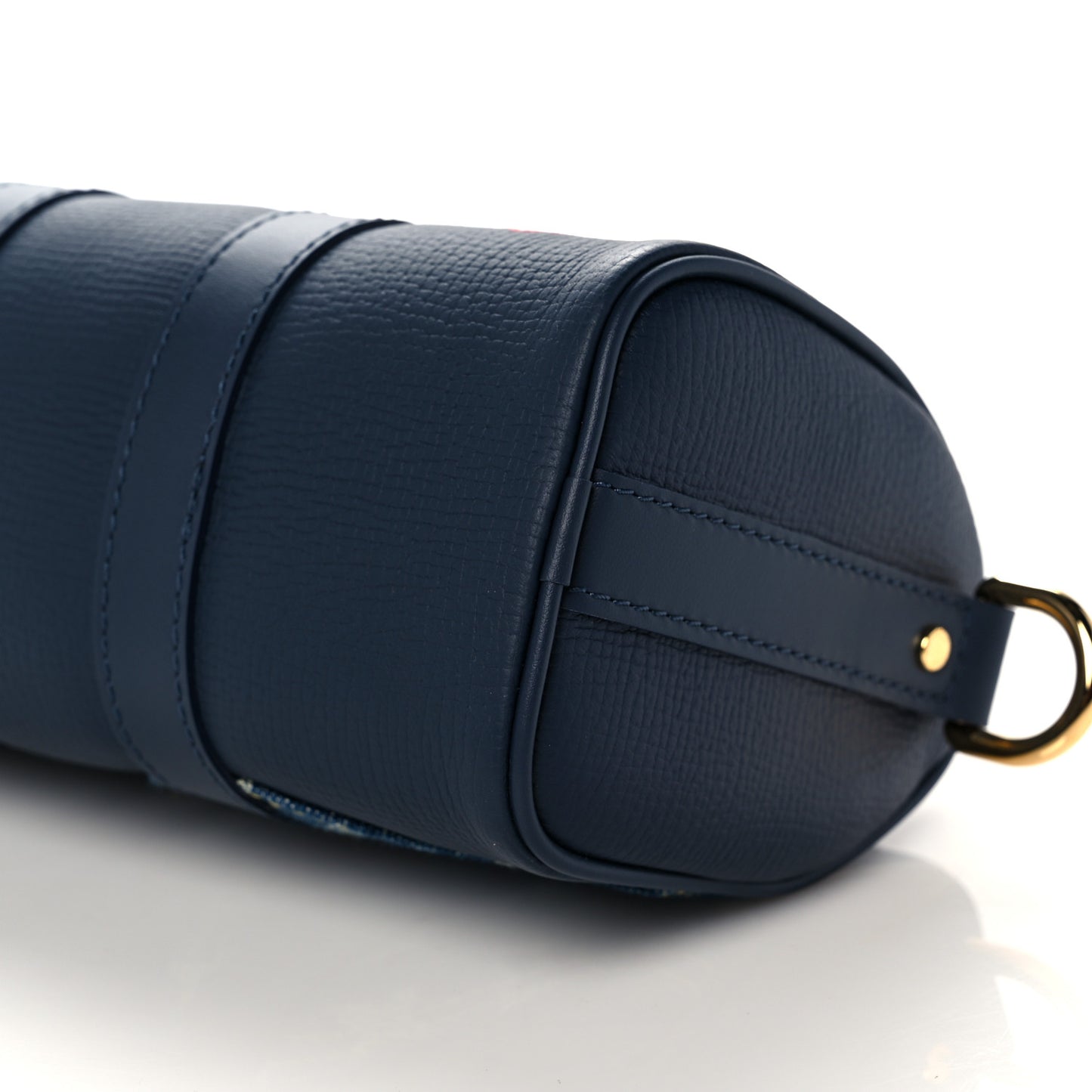 Taurillon Monogram Denim Drip Keepall XS Blue